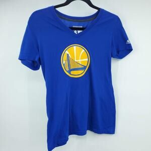 Adidas Golden State Warriors V Neck Ultimate Tee S